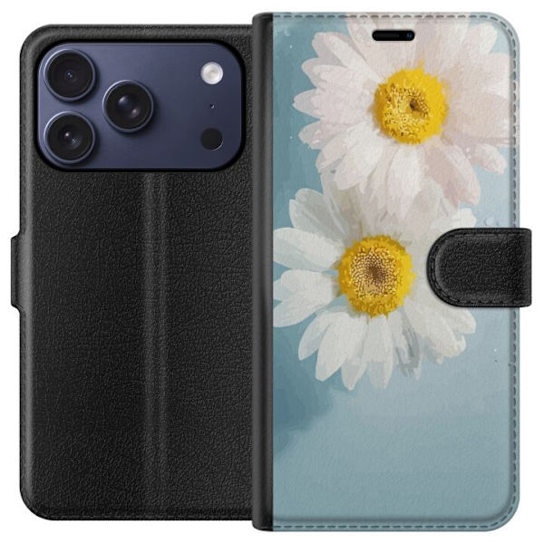 Plånboksfodral till Apple iPhone 17 Pro med Sommarblommor
