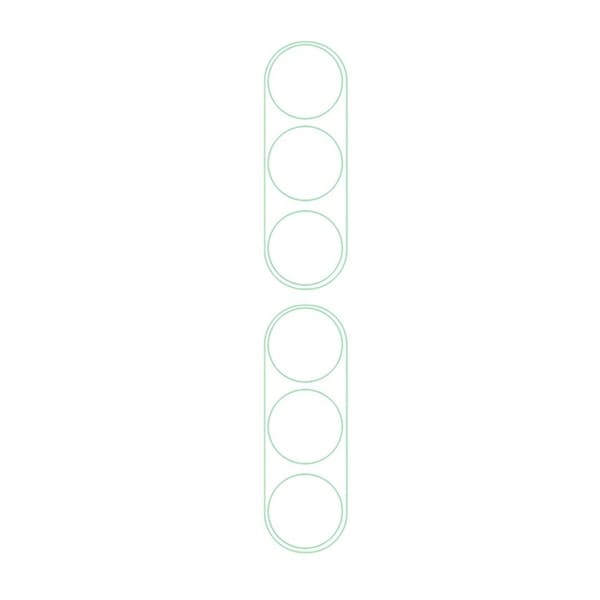 [2-PACK] Galaxy Z Flold 5 Kameralinsskydd i Härdat glas - Clear Transparent