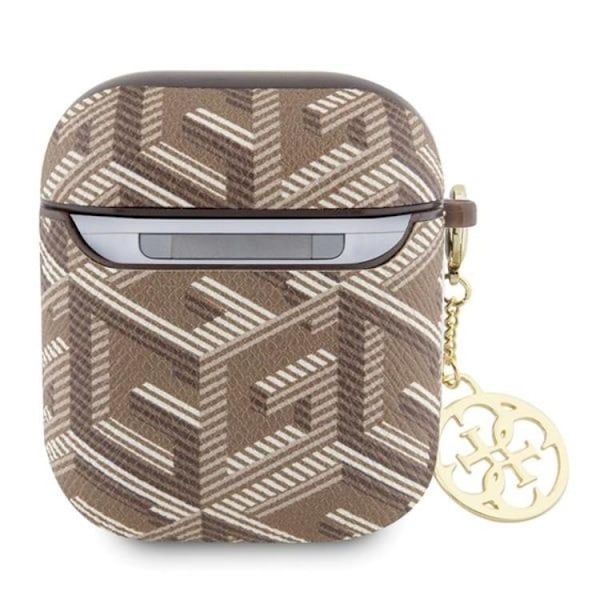 Guess AirPods 1/2 Skal GCube Charm - Brun