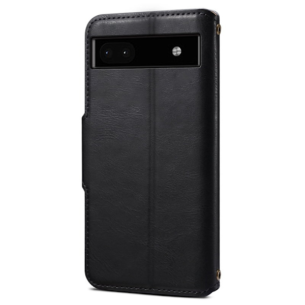 DENIOR Google Pixel 6a Plånboksfodral Konstläder Svart
