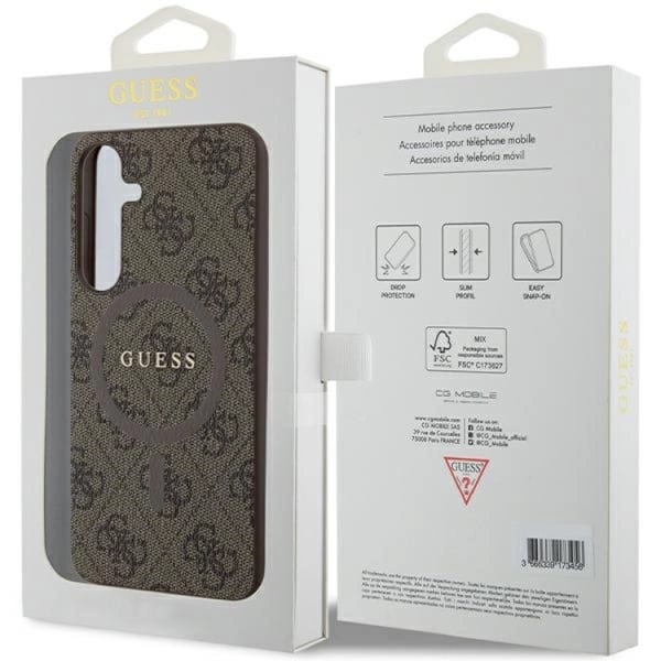 Guess Galaxy S24 Plus Mobilskal Magsafe Collection - Brun