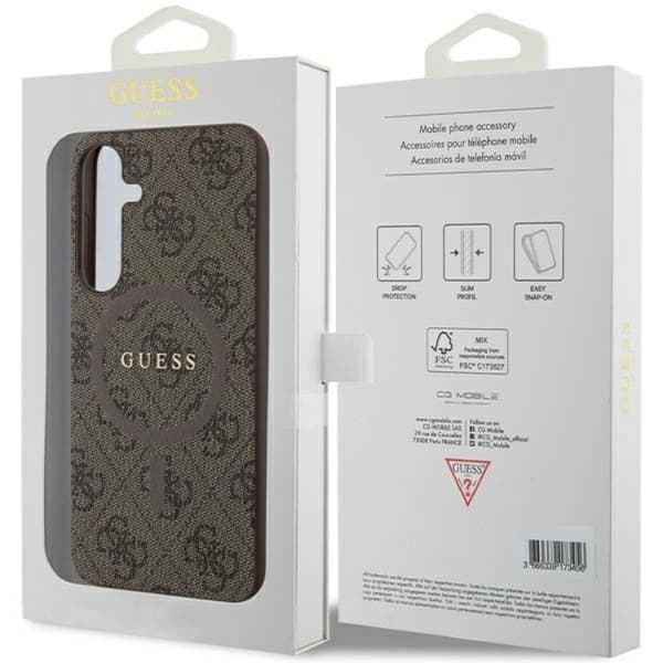 Guess Mobilskal till Galaxy S24 Plus Magsafe Collection - Brun Brun