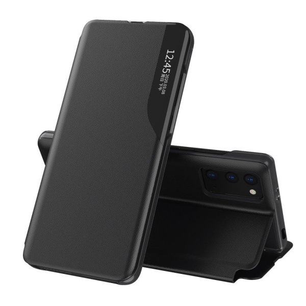 Eco Läder View Case till Xiaomi Poco M3 / Redmi 9T - Svart Svart