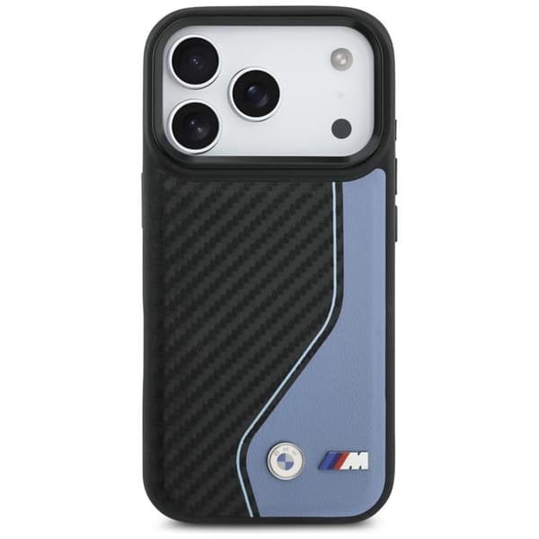 BMW Mobilskal till iPhone 17 Pro MagSafe M Carbon Logo - Blå Blå