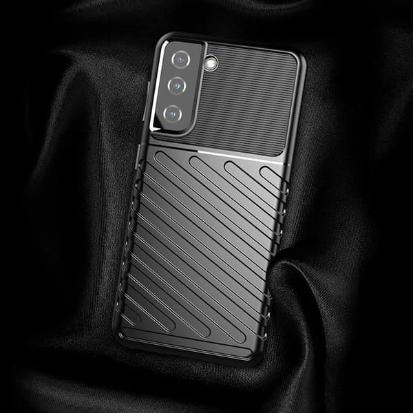 Galaxy A14 5G Skal Thunder Silicone Armor - Musta Black