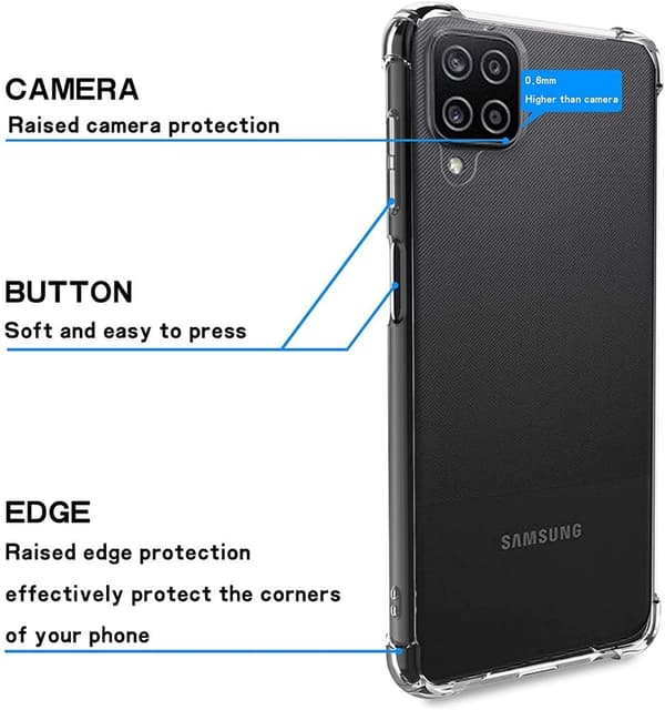 Boom Samsung Galaxy A22 4G Shockproof Skal Transparent