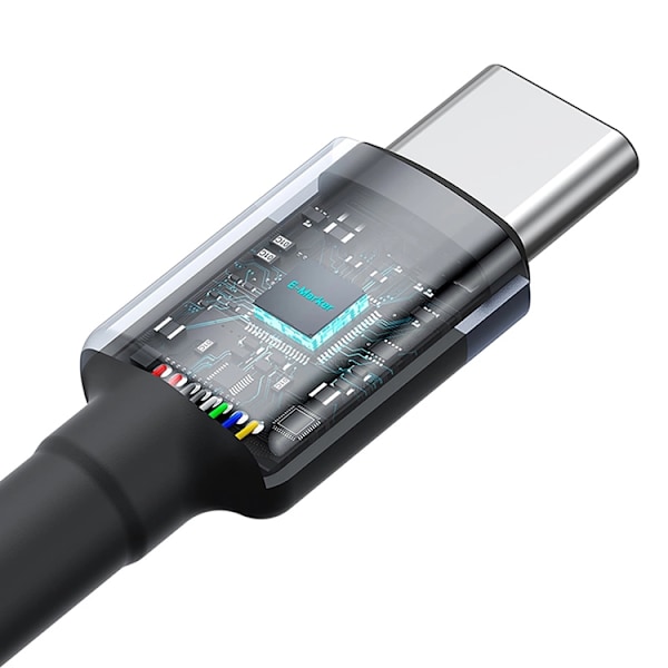 Baseus USB-C till USB-A kabel Cafule 100W 1m 2 st
