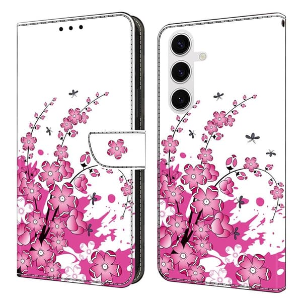 Samsung Galaxy S26 Plånboksfodral Konstläder - Blomma Vinstock