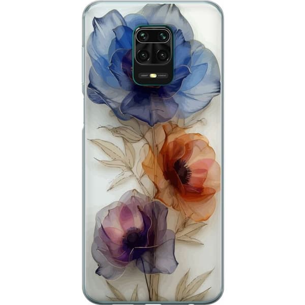 Mobilskal till Xiaomi Redmi Note 9 Pro med Silkesblommor