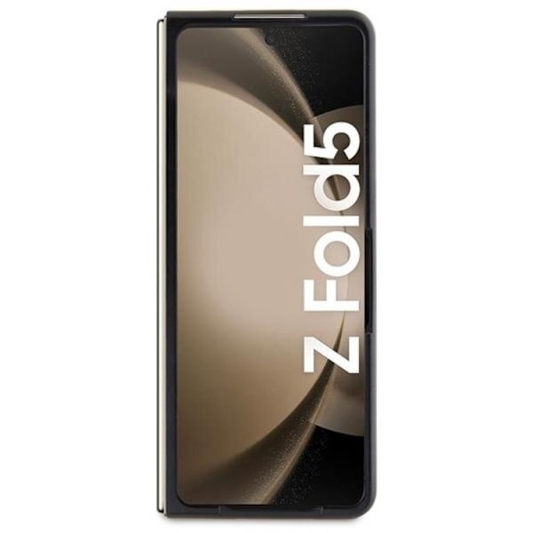 BMW Galaxy Z Fold 5 Mobilskal Læder Carbon - Sort Black