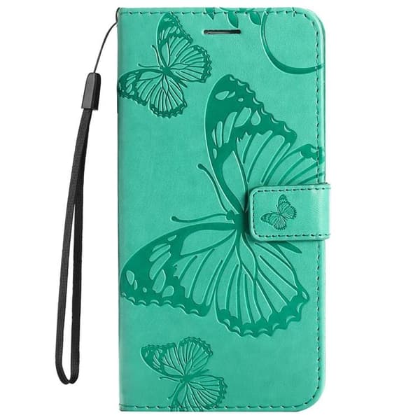 Butterfly Imprinted Cover Galaxy S22 Plus - Grøn Green