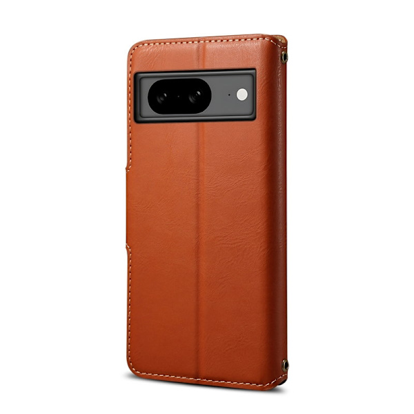 DENIOR Google Pixel 8 Plånboksfodral Konstläder Konstläderstruktur - Brun