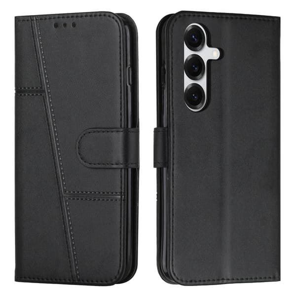 Plånboksfodral för Samsung Galaxy S26 Konstläder Ställ - Svart