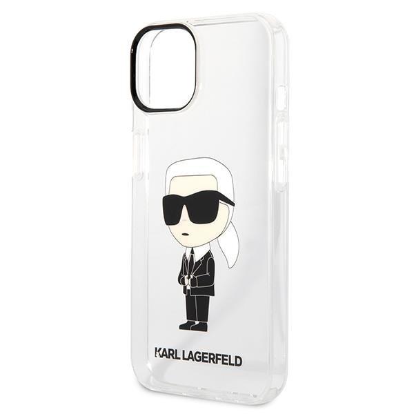 Karl Lagerfeld iPhone 14 Plus Skal IML NFT Ikonik - Clear