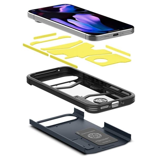 Spigen Mobilskal till Google Pixel 9 Pro XL Tough Armor - Metal Slate Grå