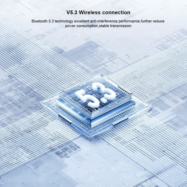 XUNDD Trådlösa Bluetooth 5.3 Hörlurar In-ear X49 - Vit Vit