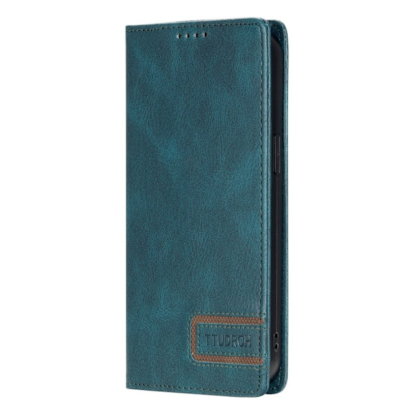TTUDRCH Samsung Galaxy S26 Plus Plånboksfodral Konstläder RFID Skydd - Grön