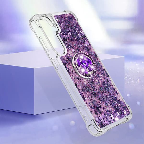 Mobilskal för Samsung Galaxy S26 Plus TPU Kickstand - Mörklila