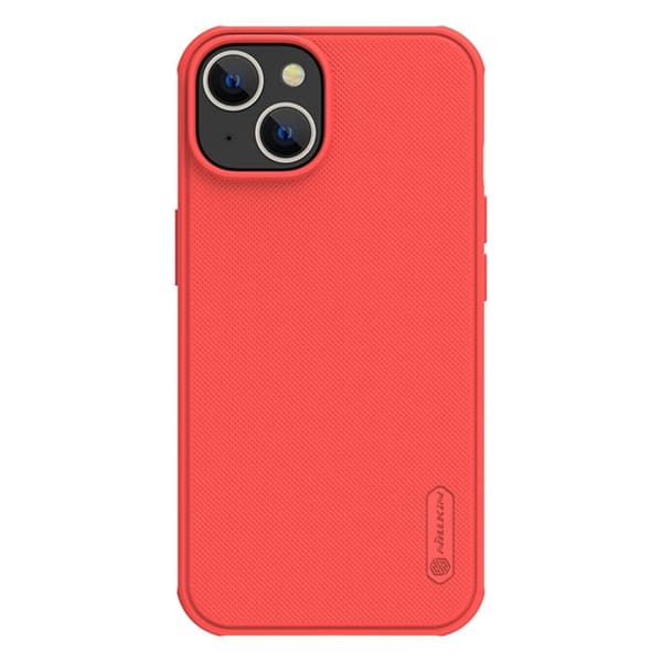 Nillkin iPhone 14 Plus -kuori Super Frosted Shield Pro - Punainen Röd