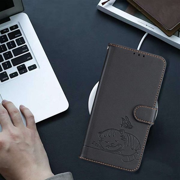 Plånboksfodral för Samsung Galaxy S26 Plus RFID Blocking - Svart