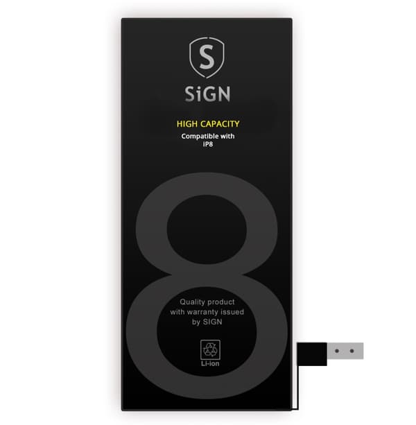 iPhone 8 batteri med høj kapacitet - 1950mAh