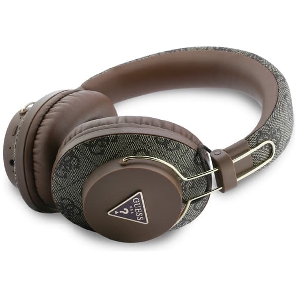 Guess Over-Ear Hörlurar Triangle Logo Bluetooth ENC - Brun Brun