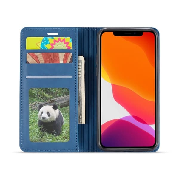 FORWENW Fantasy Series iPhone 11 Pro Plånboksfodral Konstläder - Blå