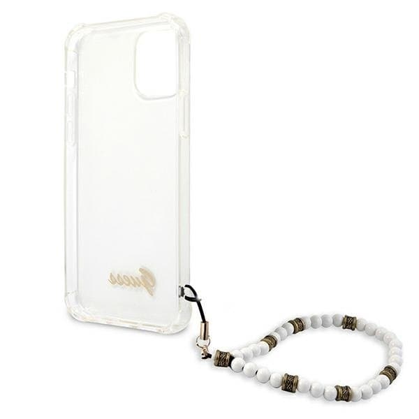 Guess iPhone 12 Pro Max Skal Vit Pearl - Transparent White