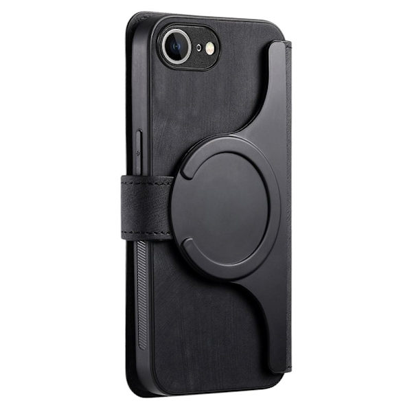 CASENEO iPhone 16e Plånboksfodral Konstläder - Svart