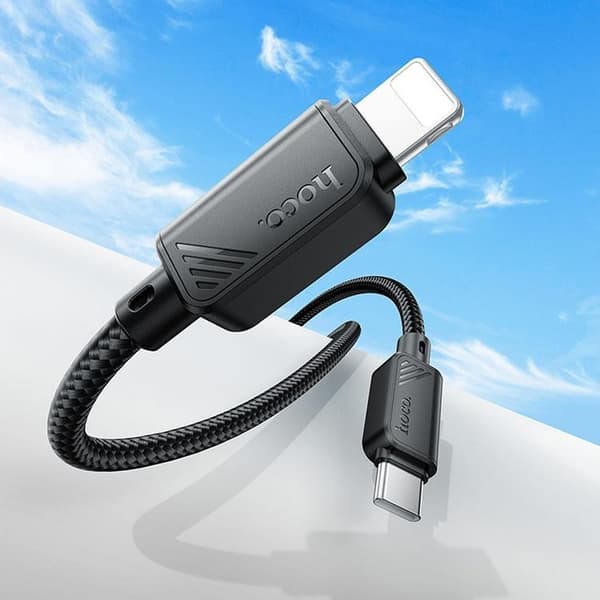 HOCO USB-C - Lightning 27W Kabel 1m X113 PD - Svart Svart