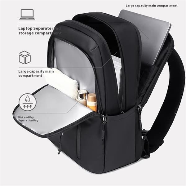 COOLBELL Datorfodral 15.6'' Ryggsäck CB-8315 - Svart Svart