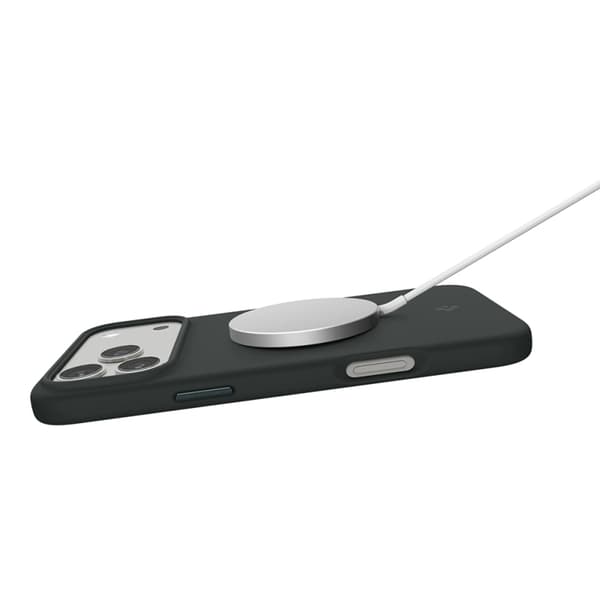 Spigen Mobilskal till iPhone 17 Pro Max Magsafe Silikon Fit - Abyss Grön Grön
