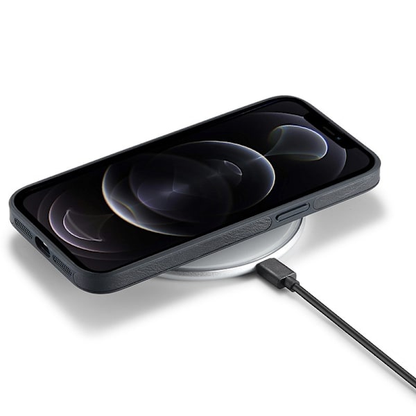 DG.MING Mobilskal till iPhone 12 / 12 Pro Logo View Svart