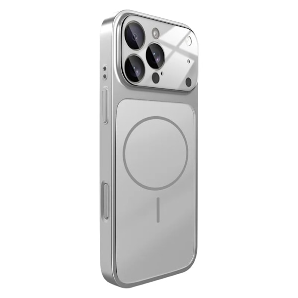 Mobilskal till iPhone 16 Pro Max med iPhone 17 Pro Max Utseende - Silver Silver