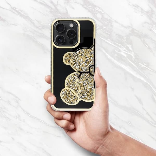 Mobilskal till iPhone 11 Teddy Bear - Guld Guld