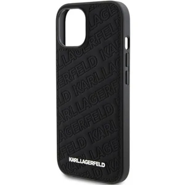 Karl lagerfeld iPhone 15 Plus Mobilskal Quilted Pattern - Svart Svart