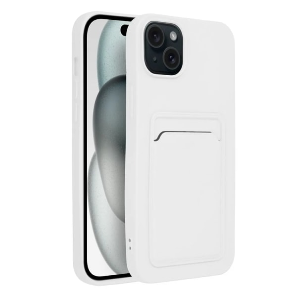 iPhone 15 Plus Mobilen suojakuori - valkoinen