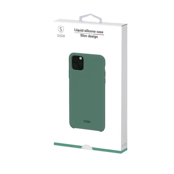 SiGN Galaxy S21 Kuori Liquid Silicone - Musta Svart
