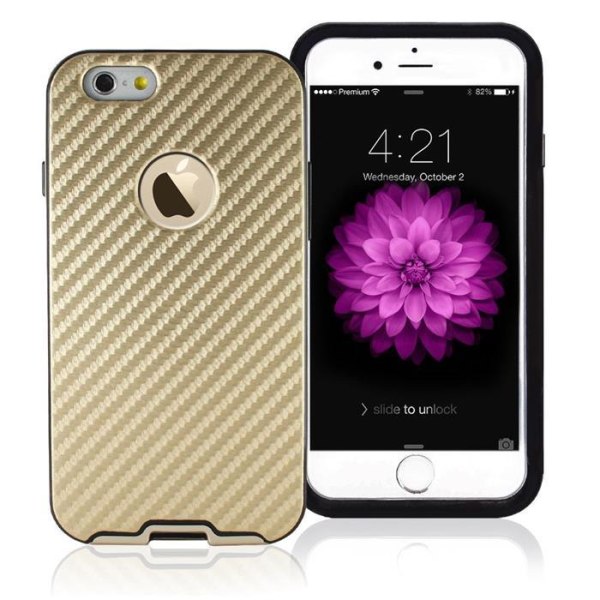 Mercury Bumper Skin Cover Apple iPhone 6S Gold -puhelimelle