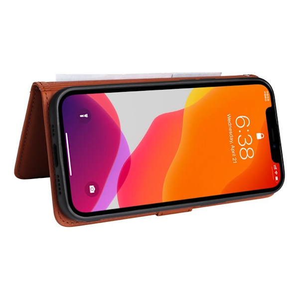 BETOPNICE iPhone 12 / 12 Pro Plånboksfodral - Avtagbart Konstläder - Brun
