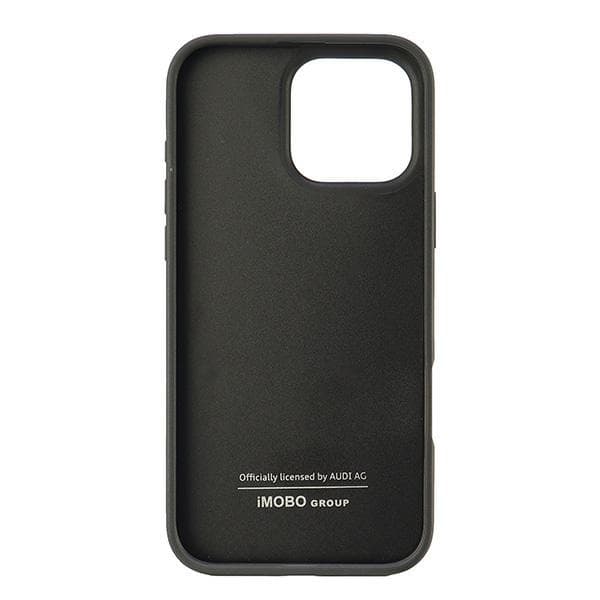 Audi Telefontaske til iPhone 16 Pro Max Syntetisk Læder - Sort Black