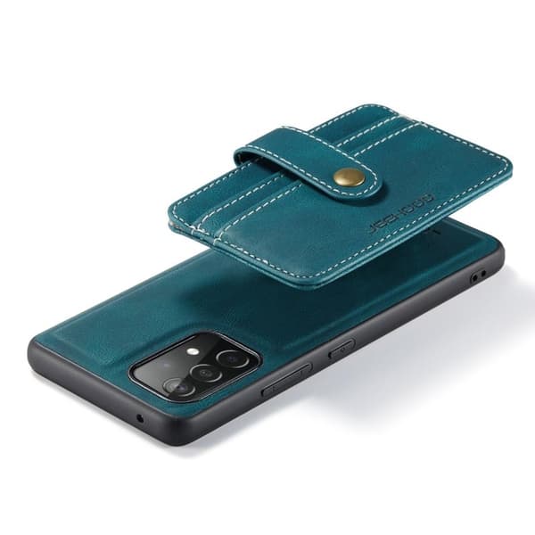 JEEHOOD Samsung Galaxy A32 5G/M32 5G Plånboksfodral Konstläder Blå
