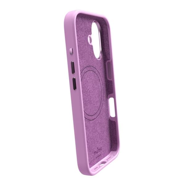 Puro iPhone 16 Plus Telefontaske Magsafe Icon Pro Silikone - Lyserød Rosa