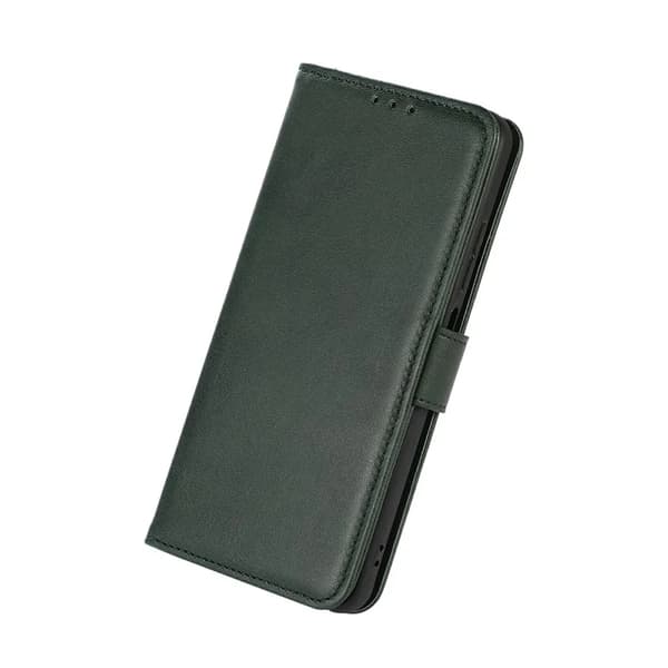 Sony Xperia 1 VII Plånboksfodral Cowhide Texture Konstläder - Grön