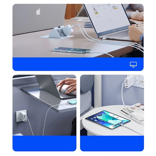 Orico USB-C Till USB-C Kabel 60W 3A 1m CDX - Vit Vit