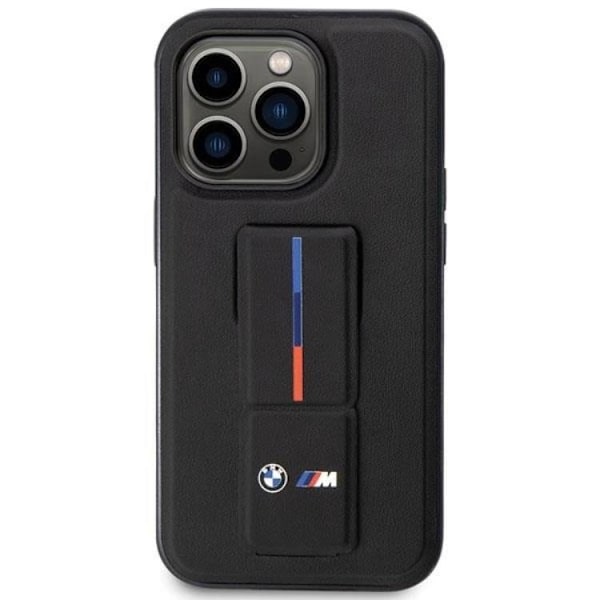 BMW iPhone 14 Plus Mobilskal Grip Hot Stamp - Sort Black