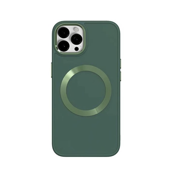 BOOM iPhone 14 Pro Max Skal Magsafe Liquid Silicone - Grön Grön
