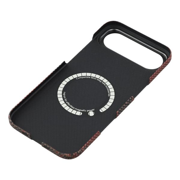 Mobilskal till iPhone Air MagSafe Aramid Fiber Precise - Solen Röd