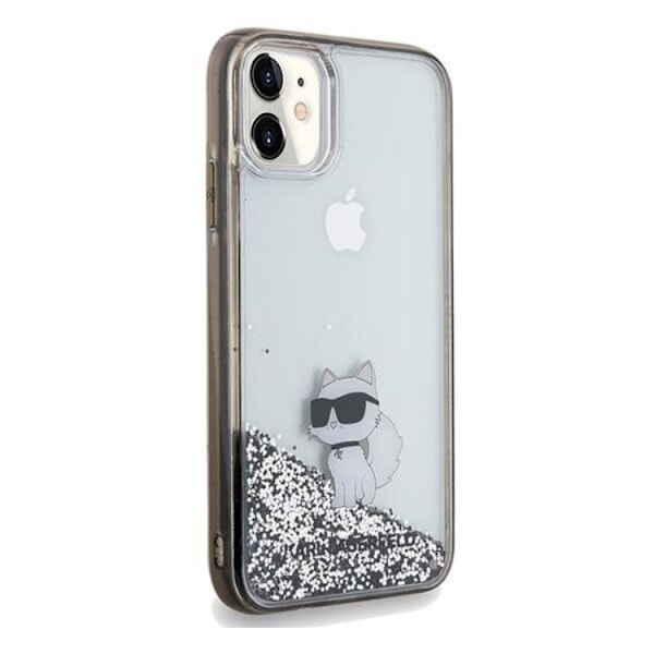 KARL LAGERFELD iPhone 11/XR Mobilskal Liquid Glitter Choupette