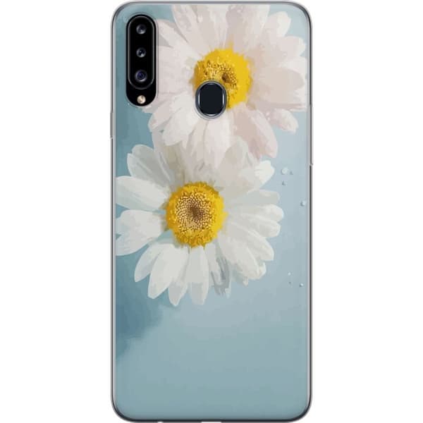 Mobilskal till Samsung Galaxy A20s med Sommarblommor
